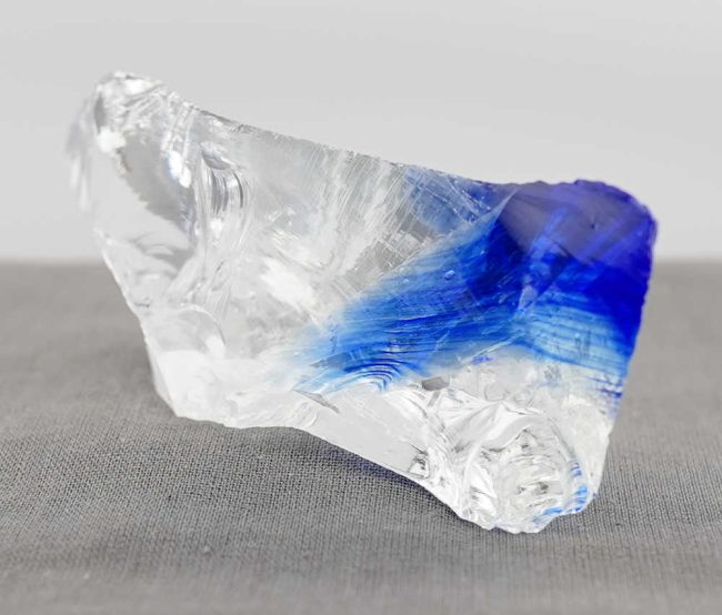 Rare Gem Bicolor Elestial Sapphire/Cosmic Ice Monatomic Andara Crystal 84.8 g. - Image 4