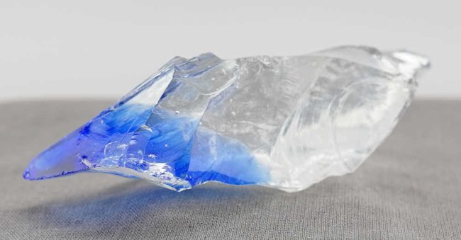 Rare Gem Bicolor Elestial Sapphire/Cosmic Ice Monatomic Andara Crystal 84.8 g. - Image 8