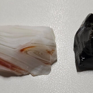 Rare Gem 2 Piece "Amplified" Set Monatomic Andara Crystal 35.7 g.