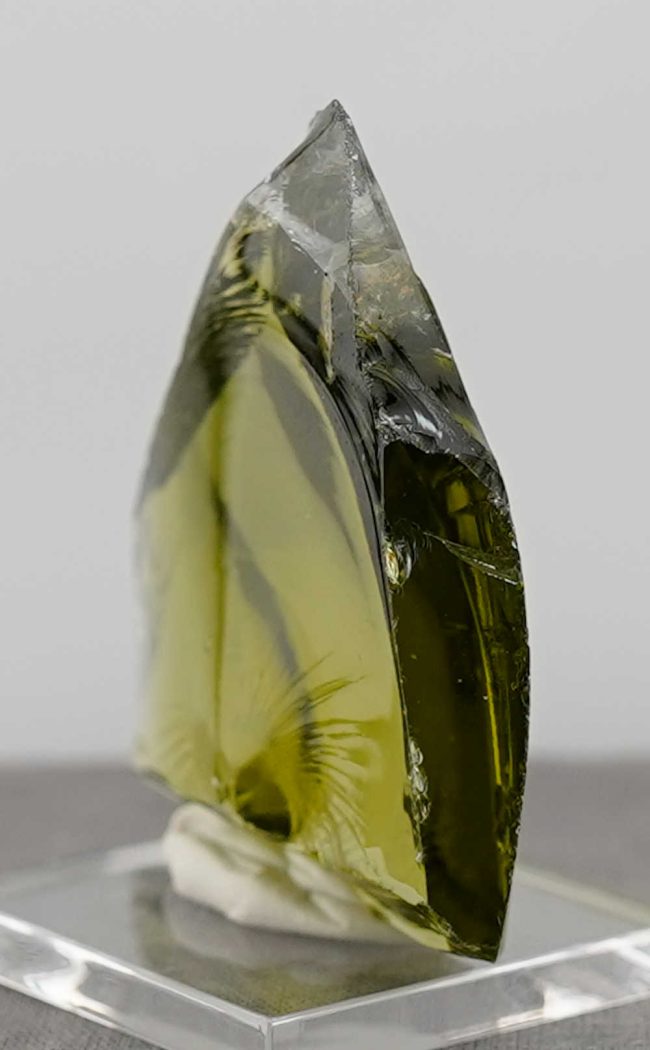 Rare Gem Bicolor Terra Olive/Cosmic Ice Monatomic Andara Crystal 51.9 g. - Image 4