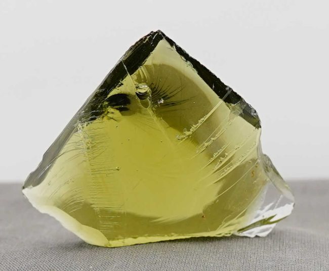 Rare Gem Bicolor Terra Olive/Cosmic Ice Monatomic Andara Crystal 51.9 g. - Image 8