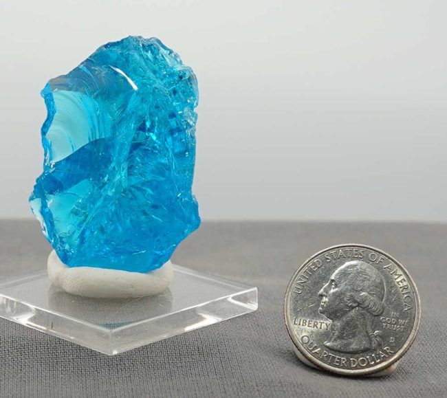 Rare Gem Electric Blue with crystals Monatomic Andara Crystal 24.1 g. - Image 11