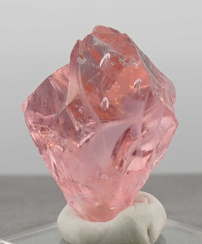 Rare Gem Angel Aura HGW Pink with bubbles Monatomic Andara Crystal 27.2 g.