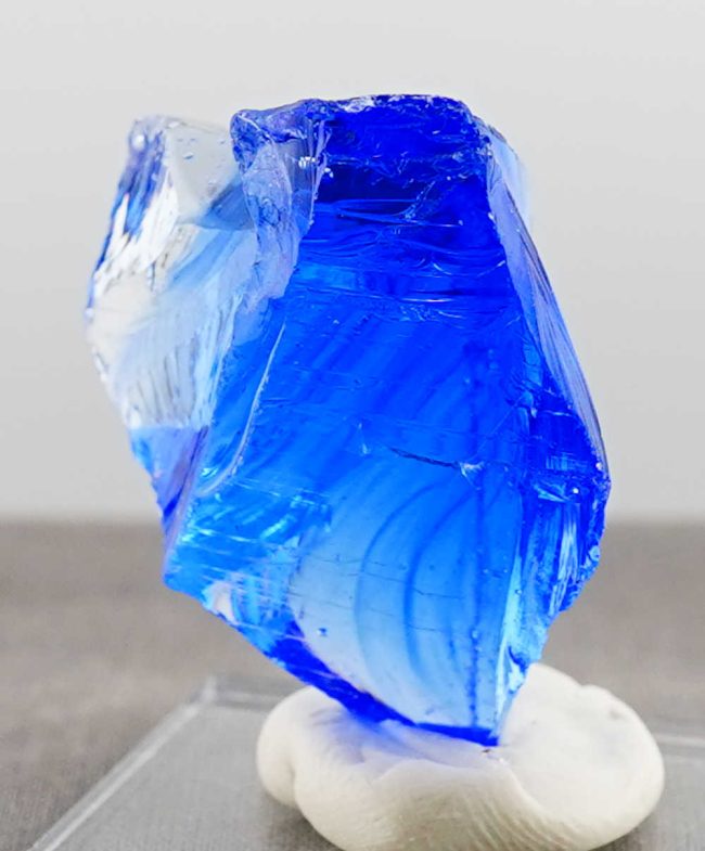 Rare Gem Bicolor Elestial Sapphire/Cosmic Ice Monatomic Andara Crystal 22.0 g.