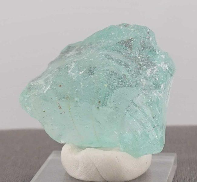 Rare Bicolor Aqua Serenity/Gold Sea Foam Monatomic Andara Crystal 36.8 g. - Image 2