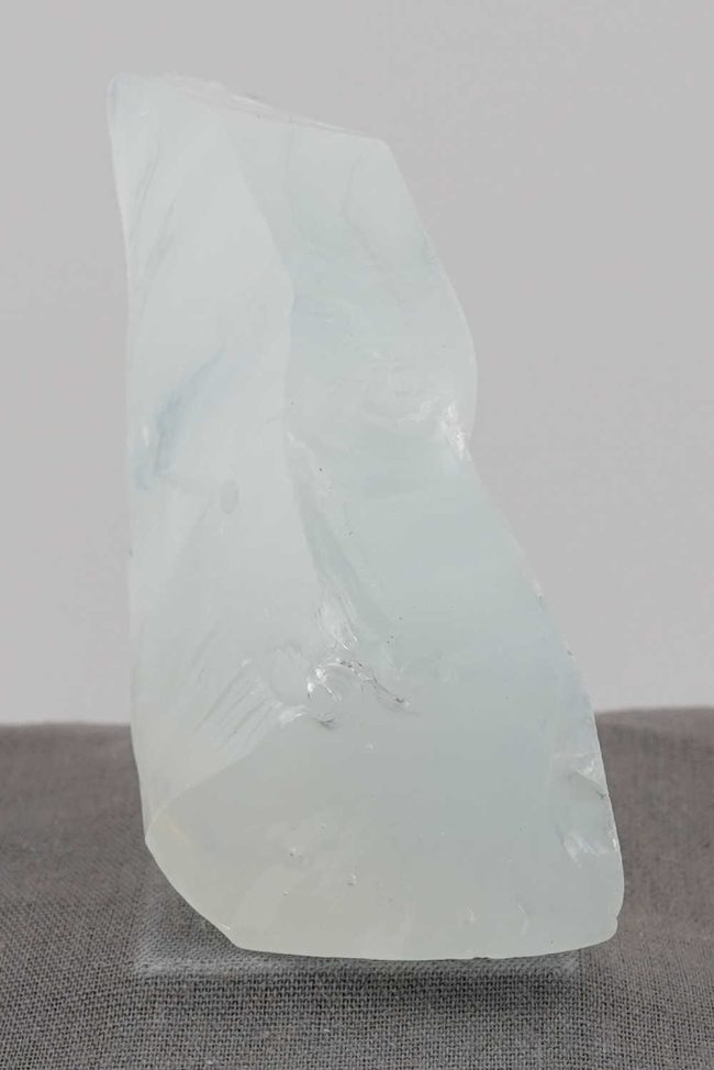 Rare Gem Banded Angel Aura Cosmic Ice Monatomic Andara Crystal 148.4 g. - Image 6