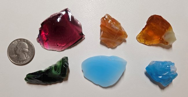 Rare Gem 6 Piece "Balance and Harmony" Set Monatomic Andara Crystal 61.9 g.