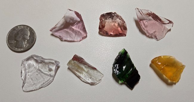 Rare Gem 7 Piece "Spiritual Revelation" Set Monatomic Andara Crystal 29.1 g.