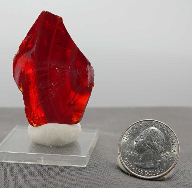 Rare Gem Angel Aura Scarlet Shift Monatomic Andara Crystal 25.8 g. - Image 12