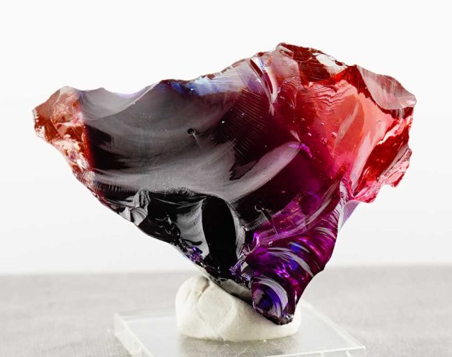 Rare Gem Multi Rainbow "Heart" Monatomic Andara Crystal 100.6 g. - Image 12