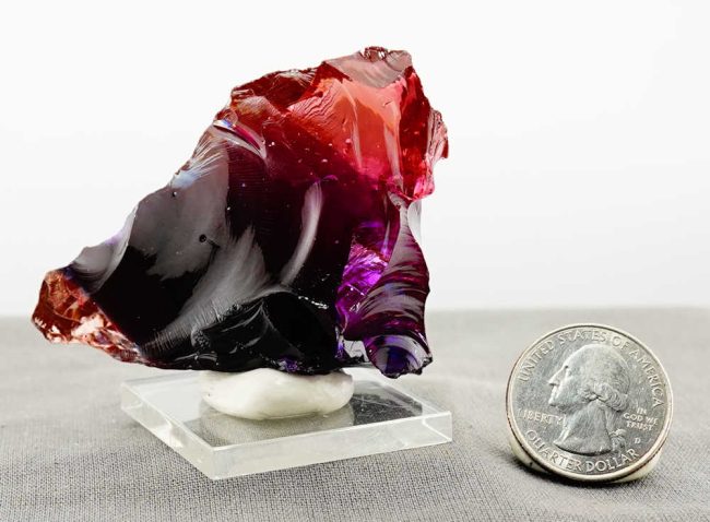 Rare Gem Multi Rainbow "Heart" Monatomic Andara Crystal 100.6 g. - Image 13