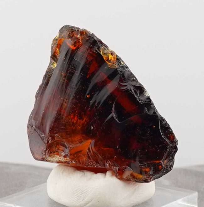 Rare Gem Banded Earth Shaman/Lemurian Amber Monatomic Andara Crystal 36.5 g. - Image 4