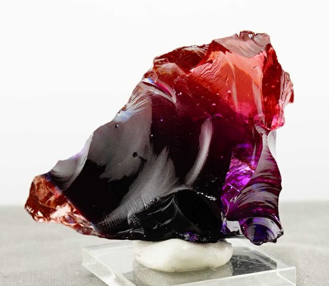 Rare Gem Multi Rainbow "Heart" Monatomic Andara Crystal 100.6 g. - Image 5