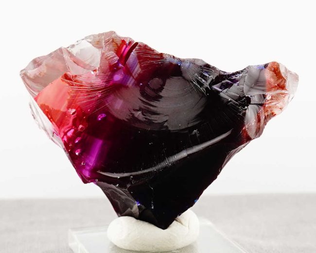 Rare Gem Multi Rainbow "Heart" Monatomic Andara Crystal 100.6 g. - Image 11