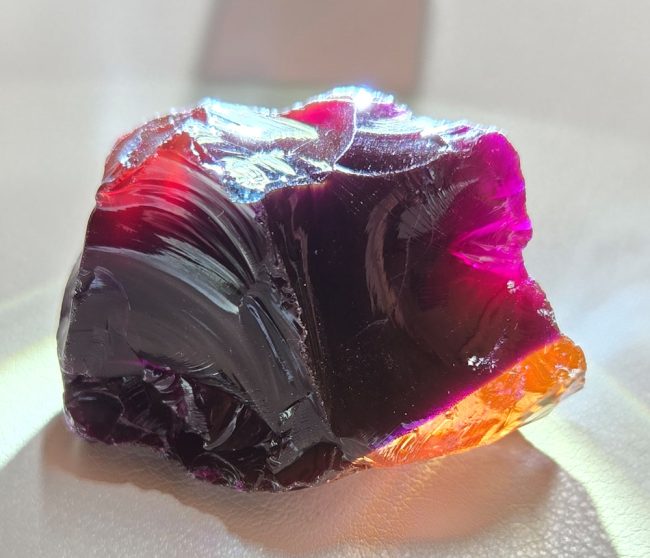 Rare Gem Multi Rainbow Monatomic Andara Crystal 26.4 g. - Image 2