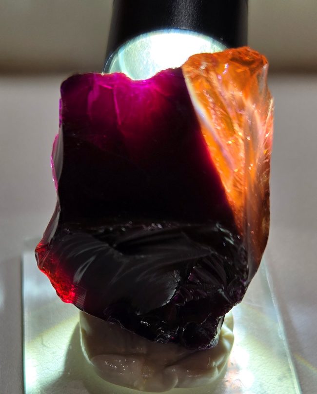 Rare Gem Multi Rainbow Monatomic Andara Crystal 26.4 g. - Image 4