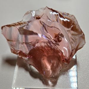 Rare Gem Rose Gold/Multi Rainbow Monatomic Andara Crystal 25.0 g.