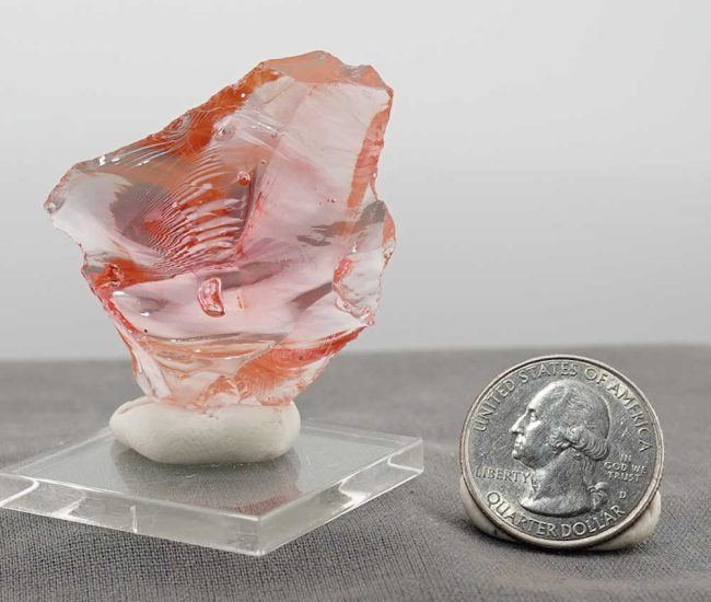 Rare Gem Rose Gold/Multi Rainbow Monatomic Andara Crystal 25.0 g. - Image 11