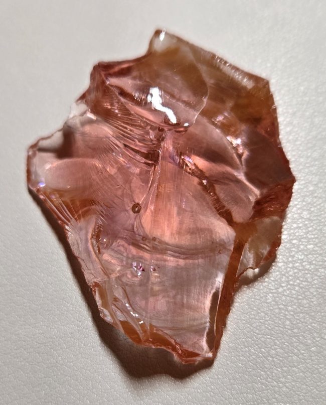 Rare Gem Rose Gold/Multi Rainbow Monatomic Andara Crystal 25.0 g. - Image 4