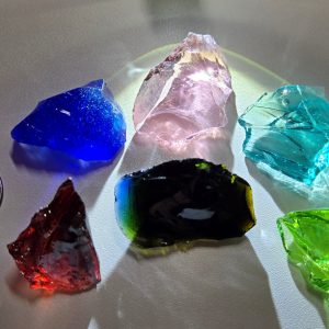 Gem 6 Piece "Balance and Harmony" Set Monatomic Andara Crystal 72.6 g.