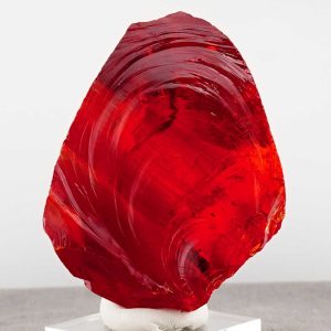 Rare Gem Multi Angel Aura Lemurian Sunrise/Dragon's Blood "Heart" Monatomic Andara Crystal 175.1 g.