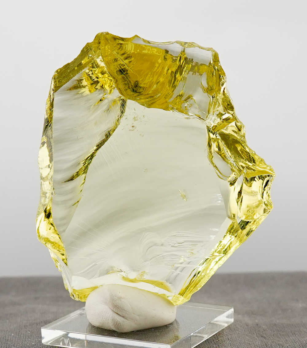 Rare Gem Dynamic Heliodor Monatomic Andara Crystal 107.5 g.