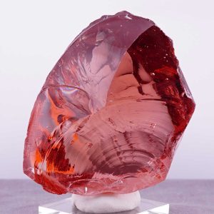 Rare Gem Lion's Heart "Heart" with bubbles  Monatomic Andara Crystal 211.9 g.