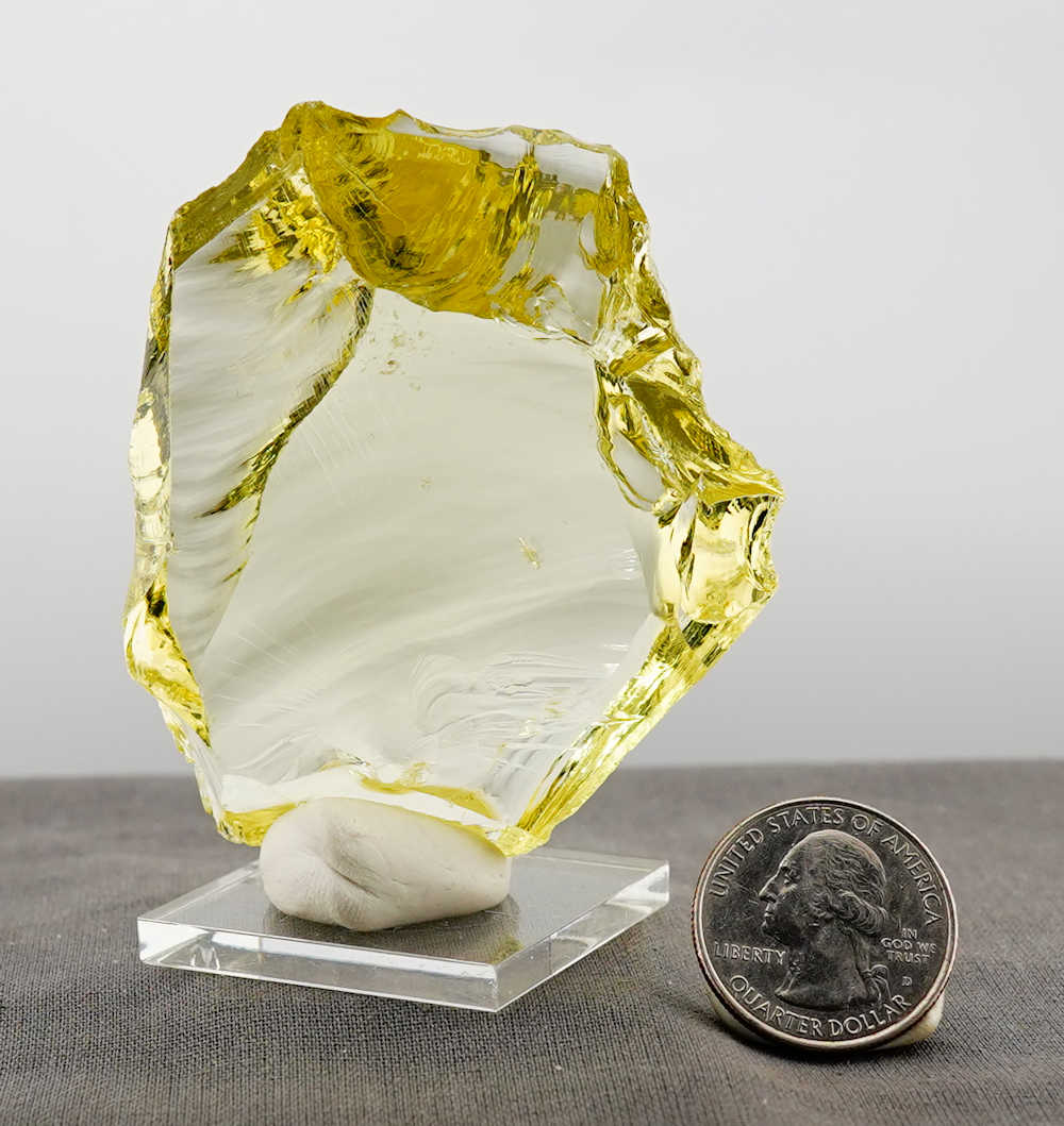 Rare Gem Dynamic Heliodor Monatomic Andara Crystal 107.5 g. - Image 12