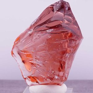 Rare Gem Lion's Heart "Heart" with bubbles  Monatomic Andara Crystal 145.6 g.