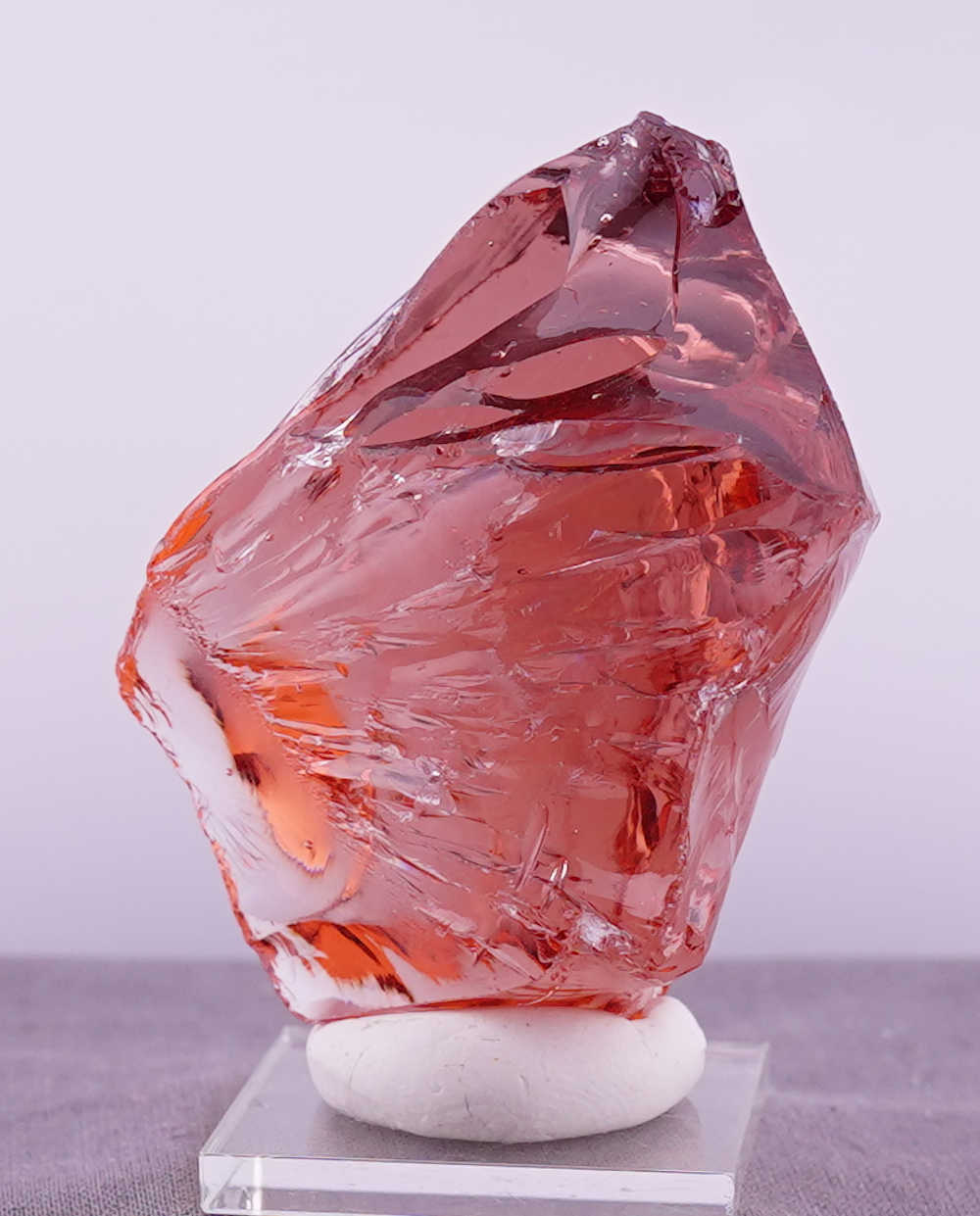 Rare Gem Lion's Heart "Heart" with bubbles  Monatomic Andara Crystal 145.6 g.