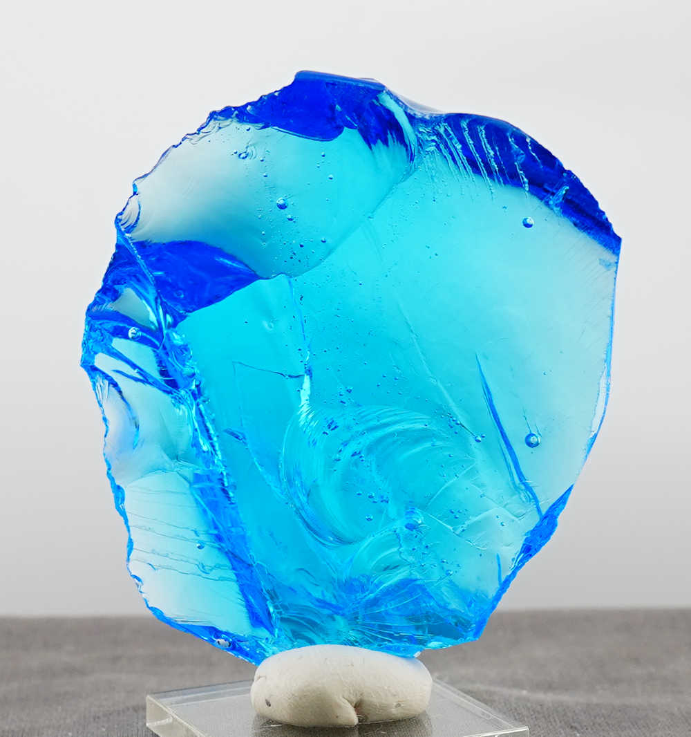 Rare Gem Electric Blue Monatomic Andara Crystal 106.1 g.