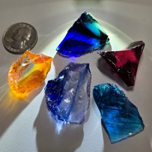 Rare Gem 5 Piece "Star" Set Monatomic Andara Crystal 37.9 g.