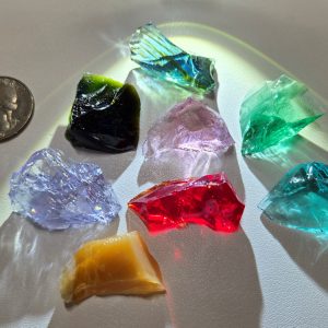Rare Gem 8 Piece "Empowerment" Set Monatomic Andara Crystal 37.7 g.