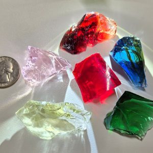 Gem 6 Piece "Balance and Harmony" Set Monatomic Andara Crystal 73.0 g.