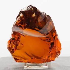 Special Of The Week 25% Off! Gem Lemurian Etherium Gold "Heart" with bubbles Monatomic Andara Crystal 530.0 g.