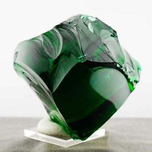 Rare Gem Blue/Green Emerald Shift "Heart" Monatomic Andara Crystal 478.4 g.