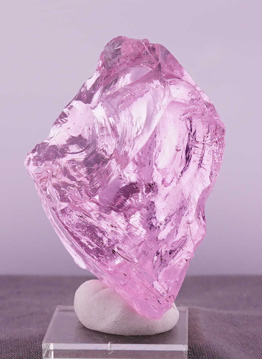 Rare Gem HGW Pink with bubbles Monatomic Andara Crystal 135.0 g.