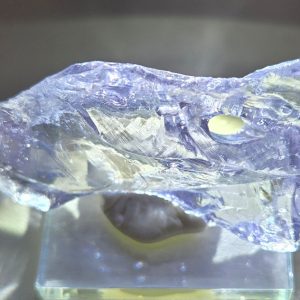 Rare Gem Ascendant Lilac with open bubble Monatomic Andara Crystal 24.2 g.