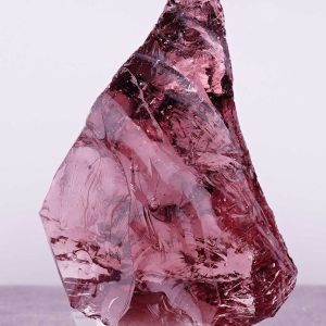 Gem Banded Sovereign Amethyst "Heart" Monatomic Andara Crystal 131.4 g.