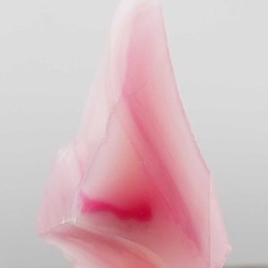 Rare Banded Pastel HGW Pink Monatomic Andara Crystal 44.2 g.