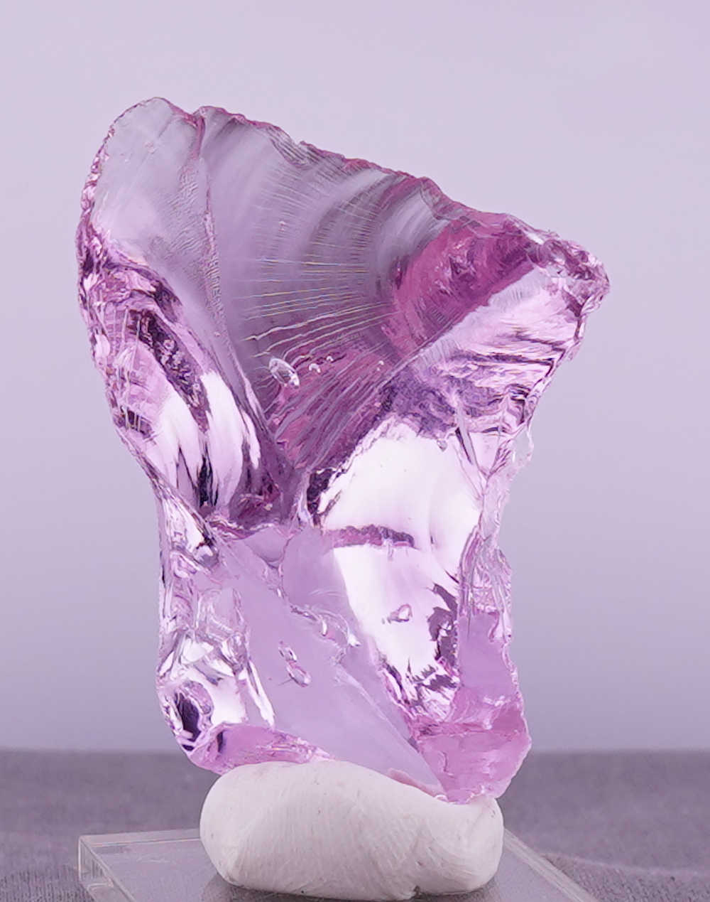 Rare Gem HGW Pink with bubbles Monatomic Andara Crystal 42.9 g.