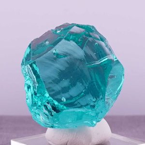 Gem Cyan Angeles with bubbles Monatomic Andara Crystal 36.9 g.