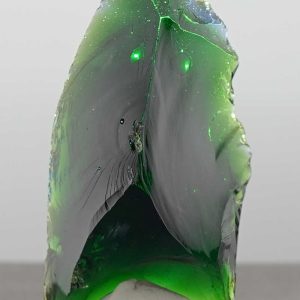 Rare Gem Bicolor Emerald Shift/Elestial Sapphire Monatomic Andara Crystal 31.9 g.