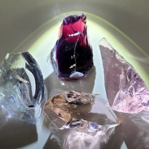 Rare Gem 4 Piece "Cultivate" Set Monatomic Andara Crystal 62.7 g.