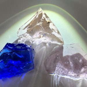 Gem 3 Piece "Sacred Triad" Set Monatomic Andara Crystal 43.0 g.