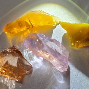 Rare Gem 4 Piece "Cultivate" Set Monatomic Andara Crystal 27.9 g.