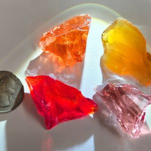 Rare Gem 4 Piece "Cultivate" Set Monatomic Andara Crystal 41.7 g.
