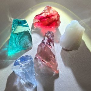 Gem 5 Piece "Star" Set Monatomic Andara Crystal 32.8 g.