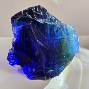 4th of July Weekend Special 25% Off! Rare Gem Multi Elestial Sapphire/Earth Shaman "Heart" Monatomic Andara Crystal 404.3 g.