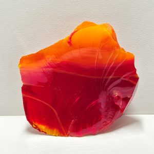 Rare Gem Banded Angel Aura Fire Opal/Lemurian Sunrise Monatomic Andara Crystal 60.0 g.